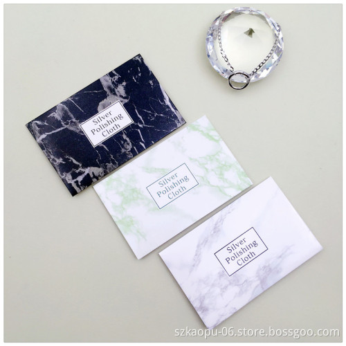 Wholesale Paper Envelope Packed Color Mixed Suede Fabric Anti-Oxidation Cleaner Polishing Nano Jewelry Silver Cleaning Cloth